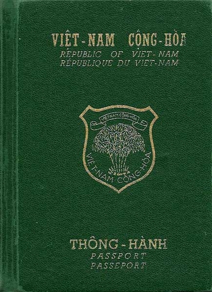 Passport VNCH. Nguồn: OntheNet