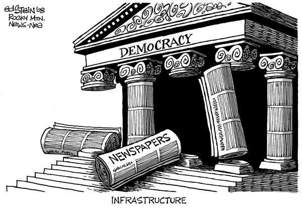 Truyền thông độc lập là cột trụ của dân chủ. Nguồn: mediamargins.net 