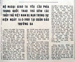 Báo đăng tin Việt Nam phản đối TQ đánh Trường Sa. Nguồn: OntheNet 