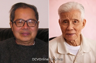 Nguyễn Văn Trung (1930-) và Lý Chánh Trung (1928-), hai người chủ trương báo <Hành Trình. Nguồn: OntheNet & tatrungtravinh.blogspot