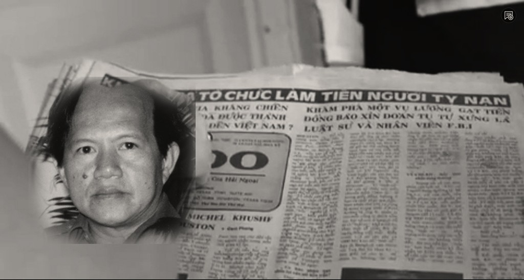 Nhà báo Nguyễn Đạm Phong, Chủ nhiệm báo Tự Do. Nguồn: ProPublica/DCVOnline