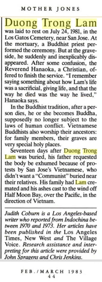 Nguồn: Judith Colurn, “Terror in Saigontown, U.S.A.”, Mother Jones, Feb-Mar, 1983, trang 44 