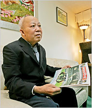 Ông Đỗ Ngọc Yến, chủ nhiệm báo Người Việt. Nguồn: Monica Almeida/TNYT