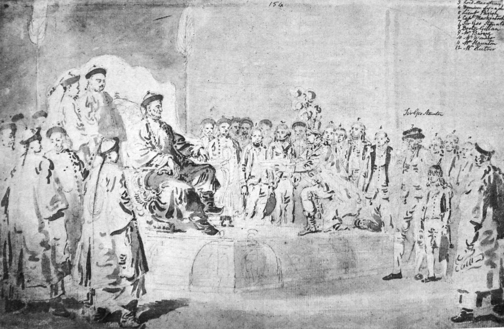 Huân tước Macartney và Sứ đoàn 1793 tại Thanh Triều. Nguồn:  en.wikipedia.org