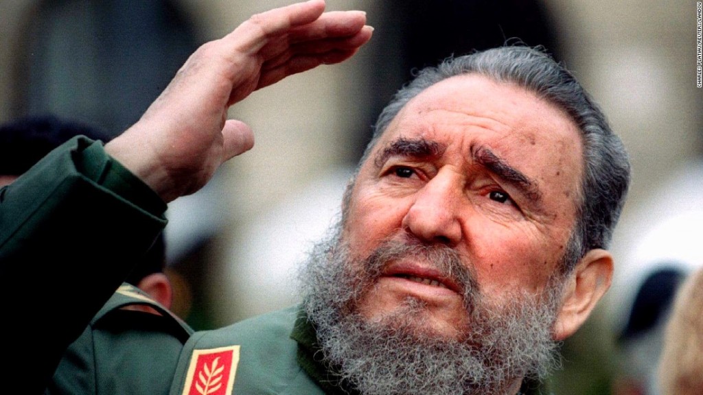 Fidel Castro (Paris 1995). Nguồn: CNN