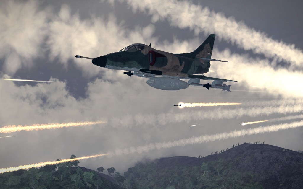 A-4 Skyhawk trên chiến trường VViejt Nam. Nguồn: http://www.trueachievements.com/